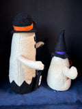 Pair Of Halloween Ghosts With Boo Banners