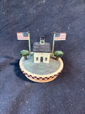 Yankee Candle Warren Kimble Inspired Americana School House Candle Topper