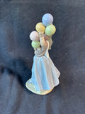 Lladro Balloon Seller Girl #5141 Porcelain Figurine