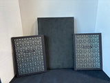Lot Of 3 Black Notebooks, Unused