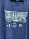 Under Armour Navy Color Navy Loose T-Shirt Size 3XL, Tag Still Attached