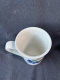 Set Of 4 Dansk Sage Song Hand Painted Coffee Mugs