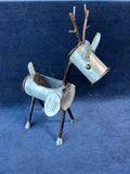 Metal Reindeer Planter