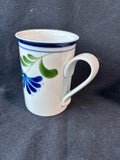 Set Of 4 Dansk Sage Song Hand Painted Coffee Mugs