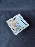 Andrea By Sadek Style Reticulated Trinket Tray (B)