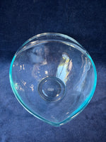 Pyrex Teardrop Clear Blue Tint Glass Mixing Batter Bowl
