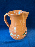 Terracotta Folk Art Pottery Pitcher