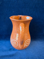 Terracotta Folk Art Pottery Pitcher