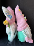 Spring Gnome Figurine Lot (A)(2)