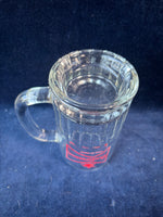 Pair Of Budweiser Beer Glass Mugs