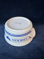 Chicken Soup Bowl Ceramic Handled Dish