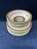9 Piece World Market Passaro Peacock China