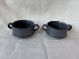 Set Of 2 Double Handled Ceramic Mugs