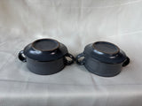 Set Of 2 Double Handled Ceramic Mugs