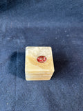 Mexican Banded Onyx Stone Cube Paperweight