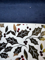 Set Of 3 Melamine Holiday Serving Trays