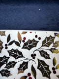 Set Of 3 Melamine Holiday Serving Trays