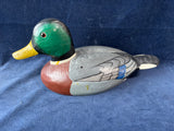 Hand Carved Wooden Mallard Decoy; Signed By Jimmy Brothers *Read Description*