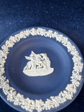 Wedgwood Jasperware Portland Blue Muses w/ Pegasus