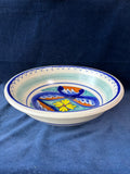 Made In Italy Large Ceramic Hand Painted Serving Bowl
