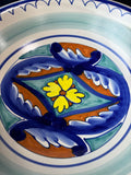 Made In Italy Large Ceramic Hand Painted Serving Bowl