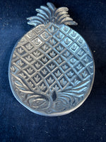 Silver Tone Pineapple Trinket Tray