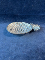 Silver Tone Pineapple Trinket Tray