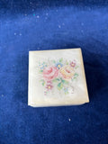 Floral Alabaster Trinket Box