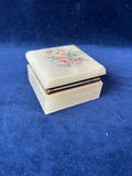 Floral Alabaster Trinket Box