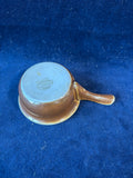 Pair Of Pillivuyt Ramekins Bowls Dishes Single Handle Brown Pottery