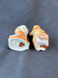 Lefton Porcelain Ceramic Pilgrim Thanksgiving Fall Couple Boy & Girl
