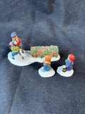 Department 56 Bringing Home The Yule Log 3-Piece Set (HH)