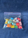 Assorted Lot Of Miniature Wooden Easter Egg Ornaments (21)