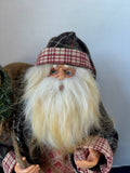 Primitive Style Santa Claus Figurine *Read Description*