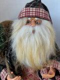 Primitive Style Santa Claus Figurine *Read Description*