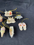 Lenox Miniature Summer Tree Ornaments  Set of 12 (G)