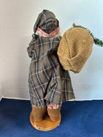 Primitive Style Santa Claus Figurine *Read Description*