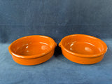 Pair Of Cazuela Pottery Baking Dishes