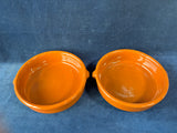 Pair Of Cazuela Pottery Baking Dishes