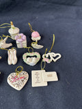 Lenox Wedding Ornaments Mini Set of 12 (H)