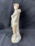 Lladro Shepherd Shepherdess Collection Shepherd Boy With Goat Figurine *Read Description*