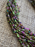 Multi-Strand Colorful Beaded Necklace