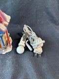Dept 56 North Pole Series Santa's Reindeer Rides Christmas Set, Works (A3)