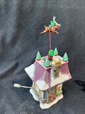 Dept 56 North Pole Series Santa's Reindeer Rides Christmas Set, Works (A3)