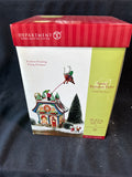 Dept 56 North Pole Series Santa's Reindeer Rides Christmas Set, Works (A3)