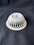 Herend Handpainted Reticulated Porcelain Basket Dish – Hungary (A)