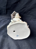 Lladro Figurine Girl With Umbrella Basket Feeding Ducks #4510