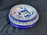 Lot Of 6 La Souk Style Ceramic Fish Dishes