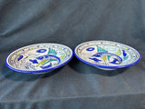Lot Of 6 La Souk Style Ceramic Fish Dishes