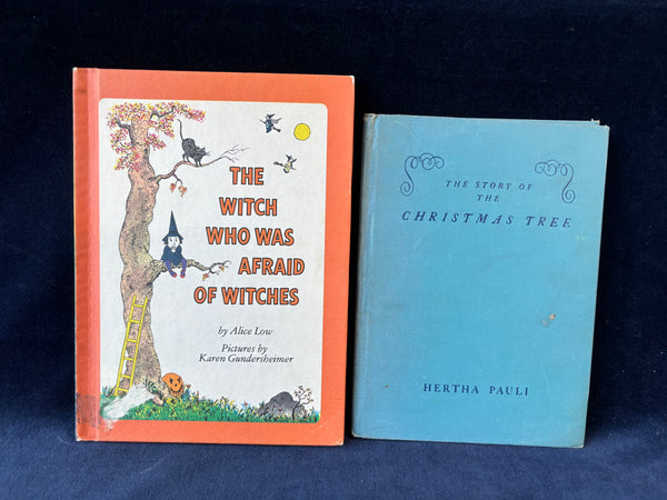 Pair Of Vintage Kids Holiday Books